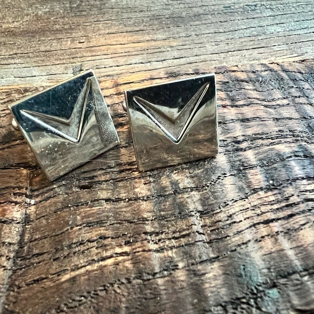 Silver Square Cufflinks